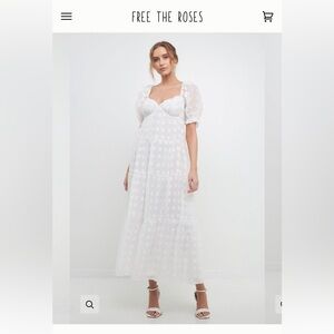 FREE THE ROSES maxi dress, size M